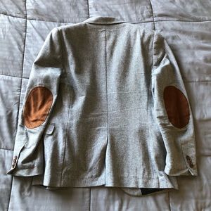Grey Blazer w/ Elbow Patches